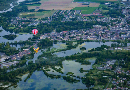 Ville de Péronne vue du ciel 2025